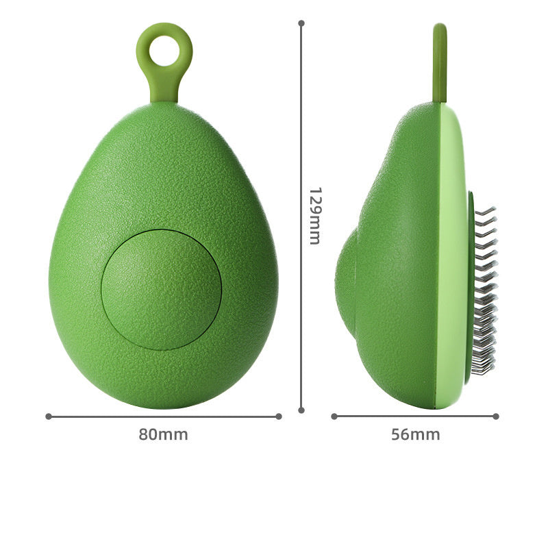 Creative Cat Grooming Comb Portable Massage Brush One-Button Remove Floating Hair Scraper Cats Dogs Pet Self Cleaning Tool Accessories